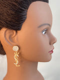 Y Logo Earrings