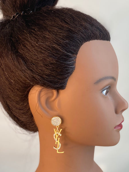 Y Logo Earrings