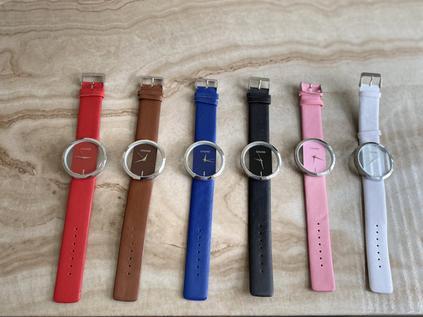 Clear Bezel fashion style watches